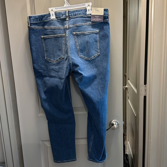 Boden Size 20/22 Zip Front Blue Jeans NWT - Picture 6 of 10